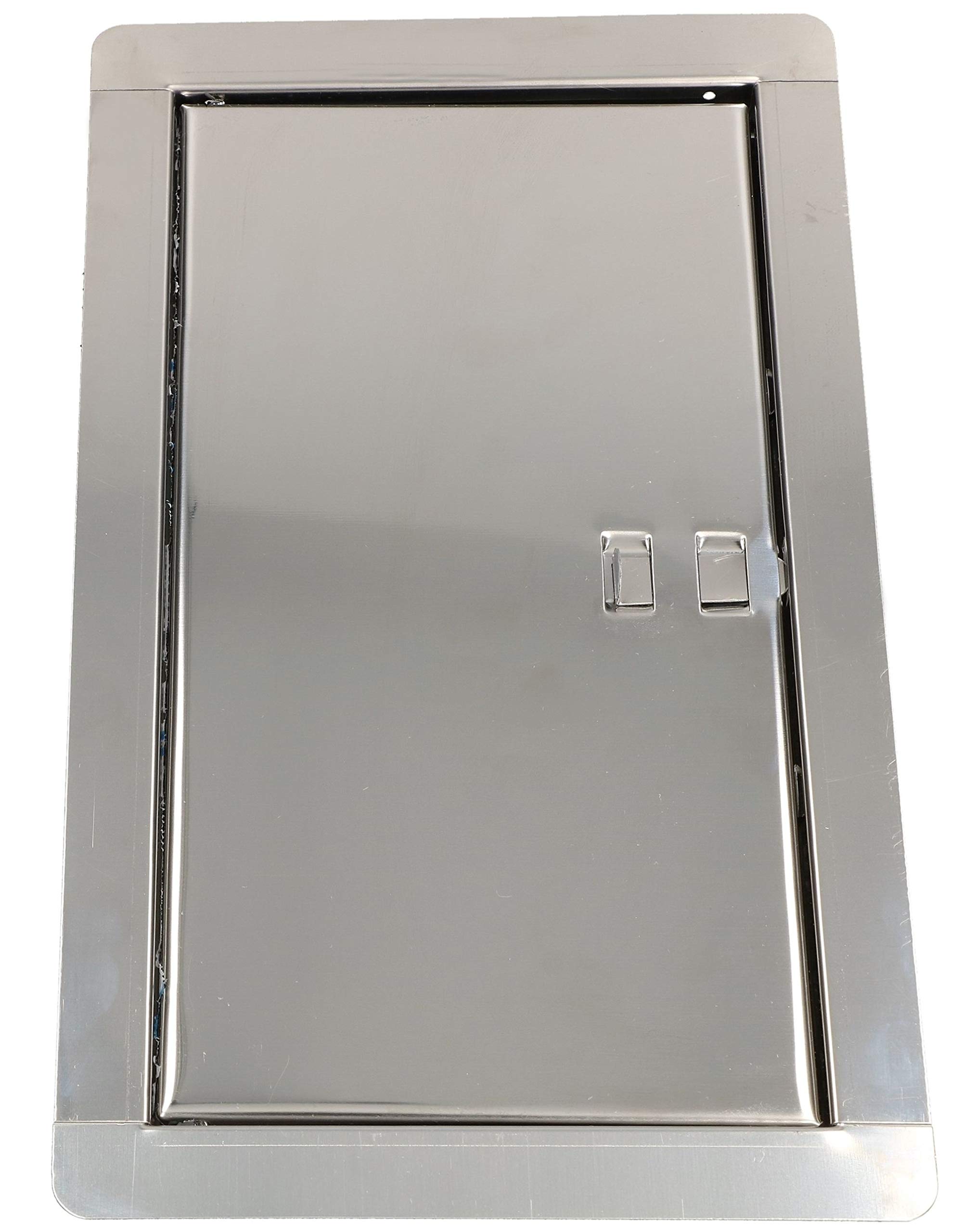 KOTARBAU® - Porta per camino, 13 x 26 cm, in acciaio inox, per ispezione e manutenzione