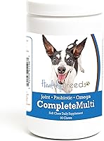 Vista 375 de Healthy Breeds Schnauzer miniatura todo en uno multivitamínico suave masticable 90