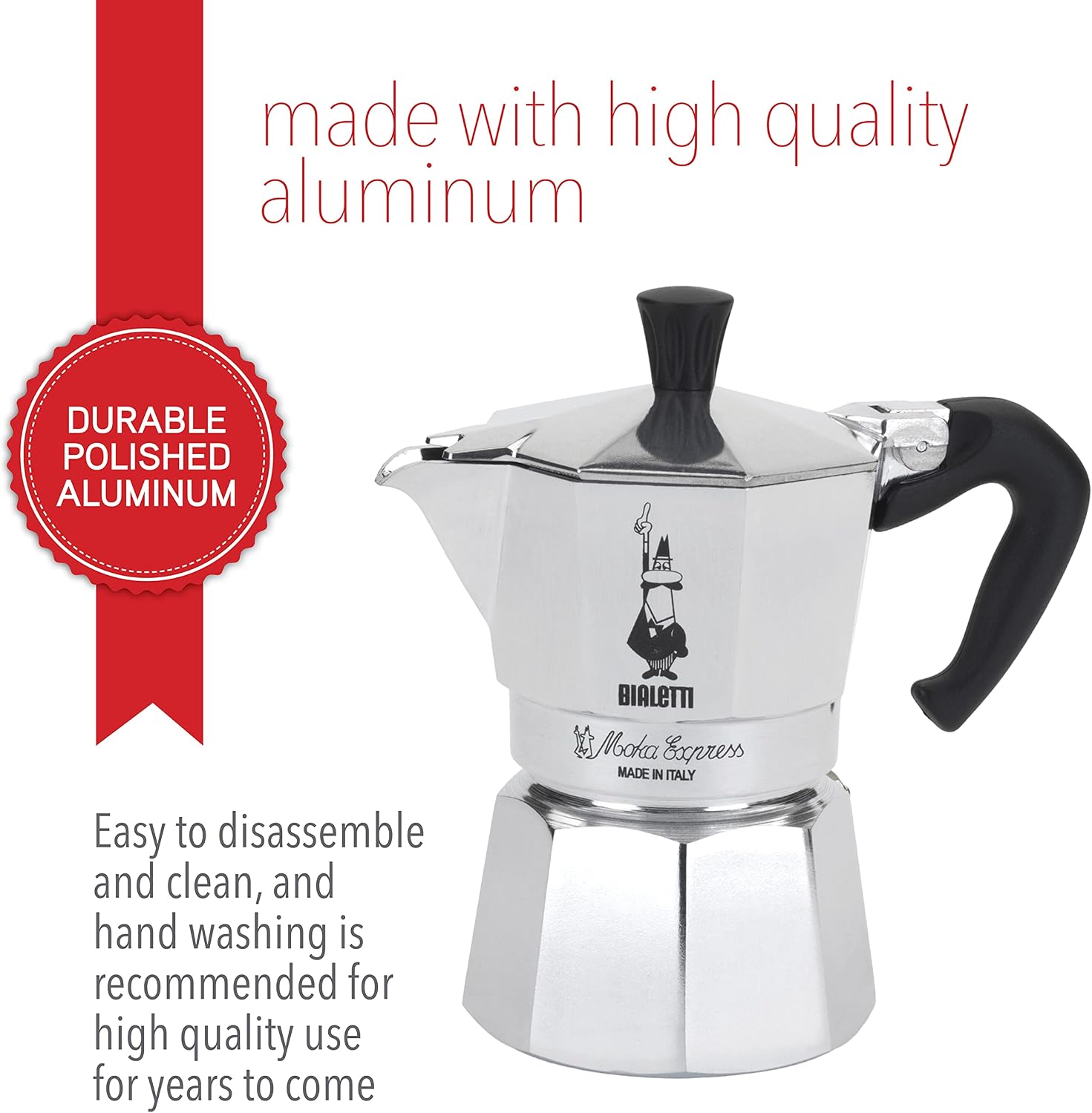 Buy Bialetti Moka Express 1-Cup (2 Oz 