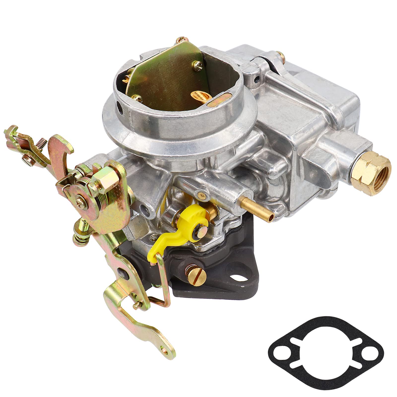 THUNDERMINGO 1 Barrel Carburetor For Ford 1957 1960 1962 144 170 200 223 inline 6CYL 4CYL Engine Replace 1904 Holley Carb with Manual Choke