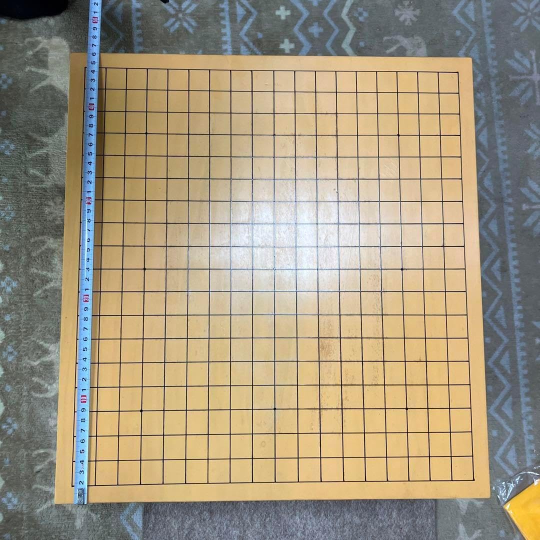 囲碁盤とカバー 囲碁盤・布カバー・碁盤覆(木製)・碁盤覆布カバー、4