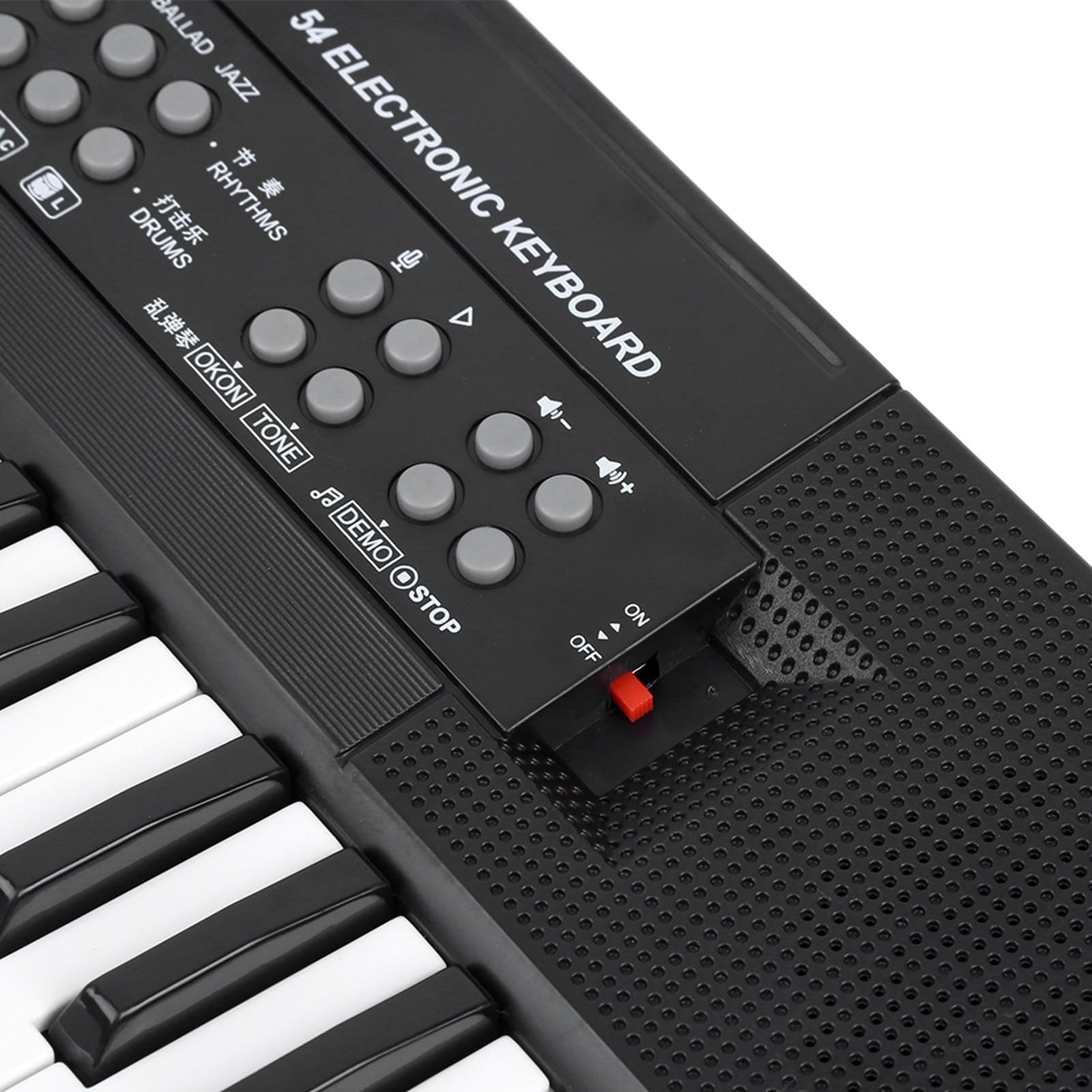 KIMISS Organo Elettronico a 54 Tasti con Telefono, Funzione di Registrazione e Volume Regolabile-Mini Tastiera per Pianoforte Per-strumento Musicale Portatile per Uso Interno e Esterno
