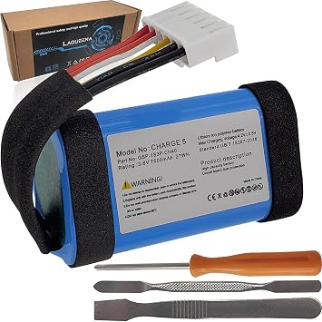 GSP-1S3P-CH40 7500mAh Battery Compatible with Charge 5 Waterproof Bluetooth Speaker with Tools Battery Part NO Charge5