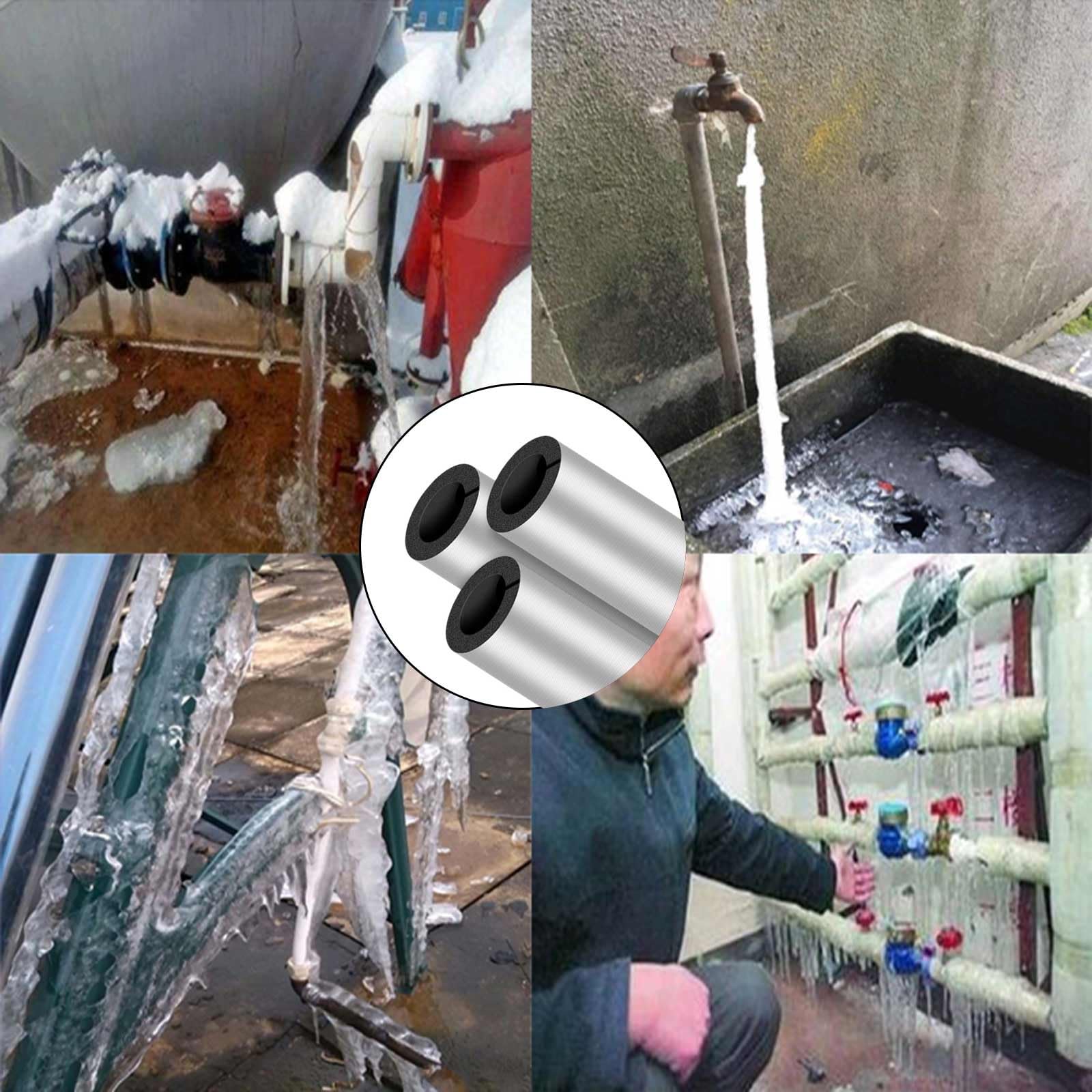 Izolacja rur izolacyjnych przed zamarzaniem, Otuliny zewnętrzne, odporne na warunki atmosferyczne osłony rurowe do rur otworowych o średnicy zewnętrznej 22-120 mm, osłony rur z pianki izolacyjnej prze