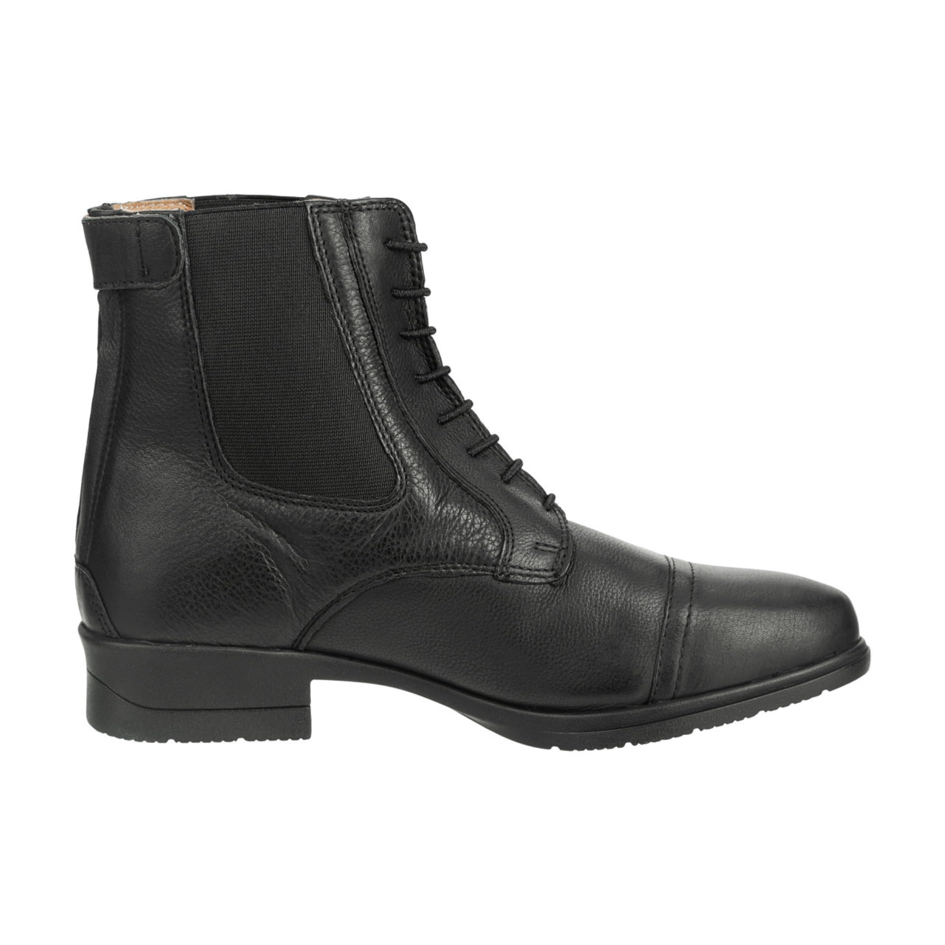 SUEDWIND FOOTWEAR Reitstiefeletten Nova Soft BZ Lace - Rindsleder Reitschuhe – Unisex Paddock Stiefeletten m. Schnürung, Mesh-Lining, Nova-Gummisohle & Reißverschluss hinten – schwarz – 25-46