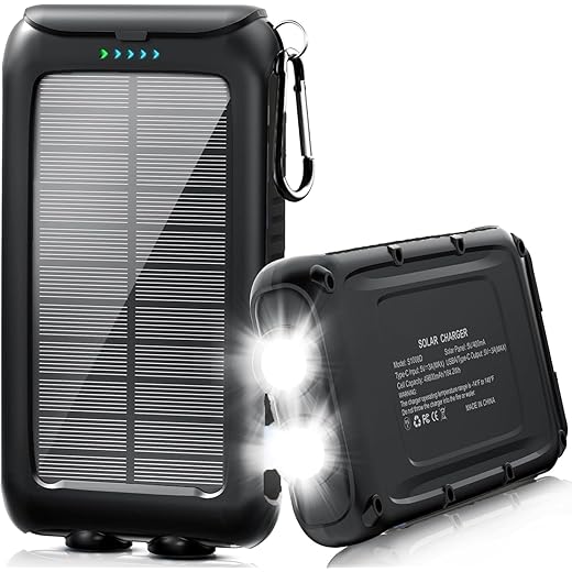 Kepswin 49800mAh Solar Power Bank Pack