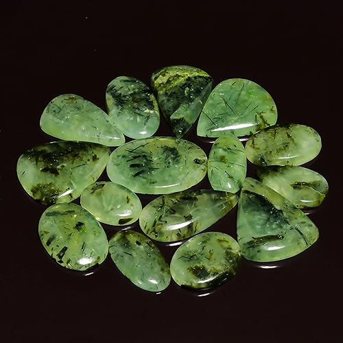 Miniatura 5 de Natural Blue Opal Gemstone- Healing Crystals for DIY Jewelry Making -Loose Natural Cabochon -Perfect for Crafting Unique Jewelry Designs (5 pcs,