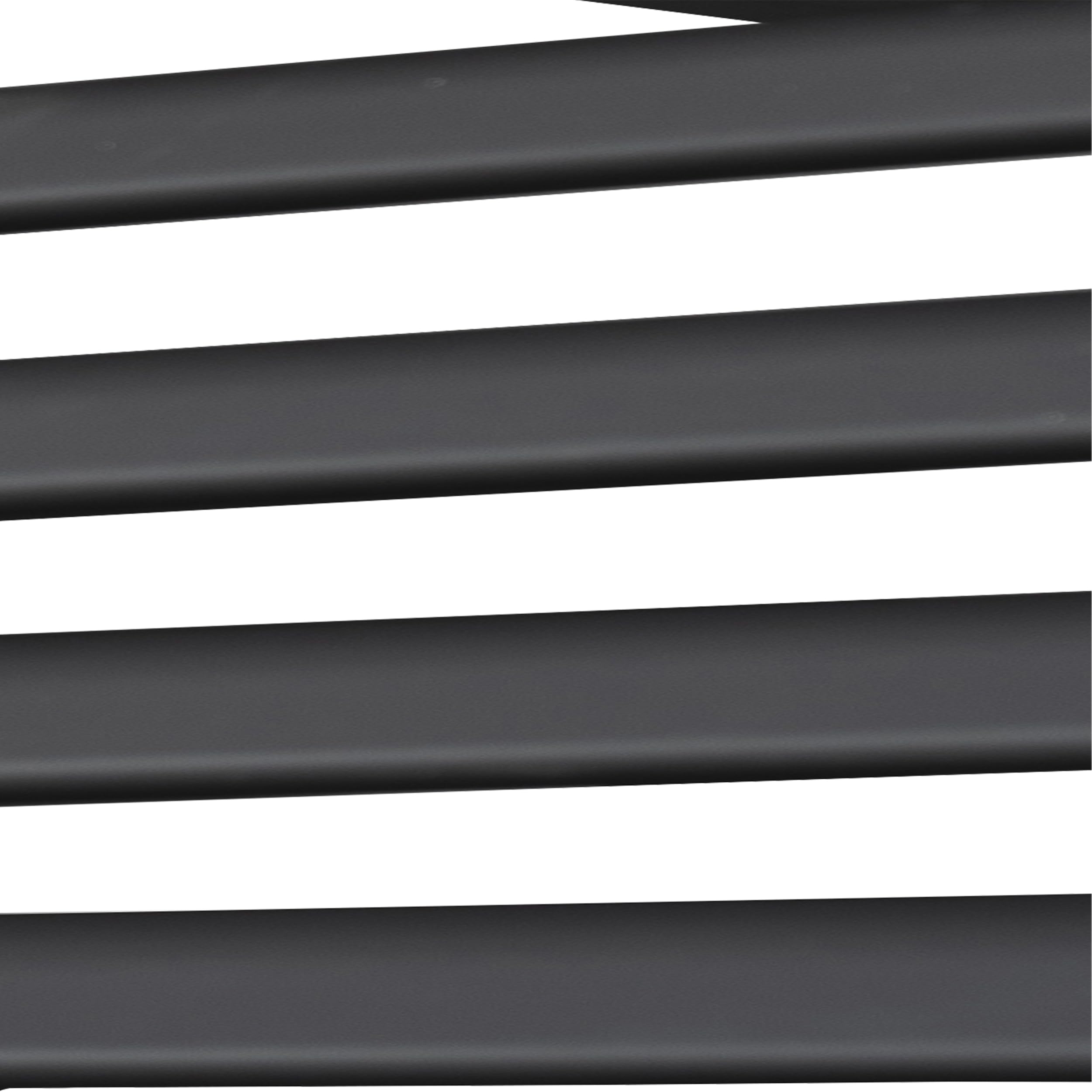 MIRADOR Feste Lamellenwand 0,93 m Aluminium Anthrazit für 80/88 Pergola