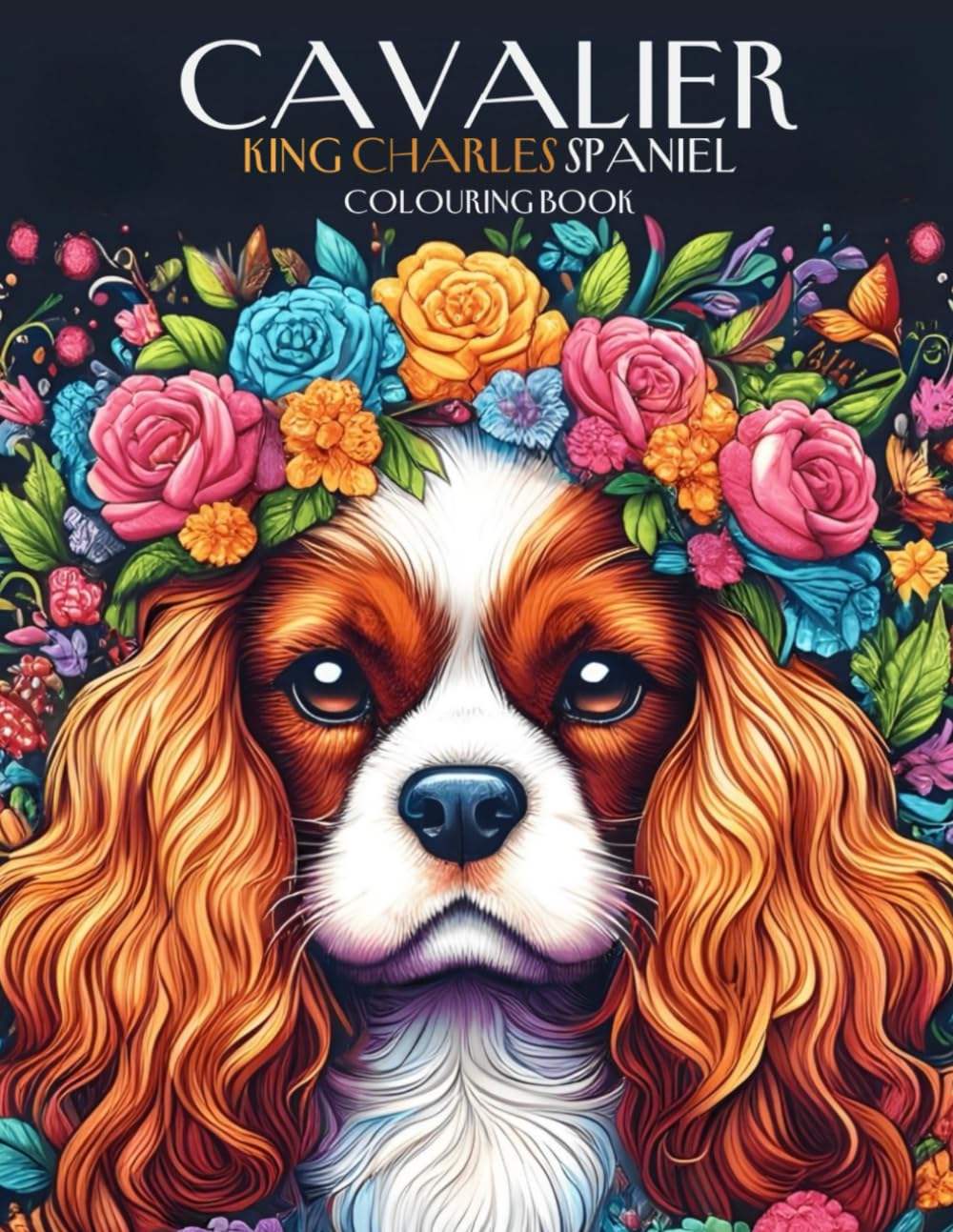 Cavalier King Charles Spaniel Adult and Child Colouring Book (Dog Breed Colouring Books)