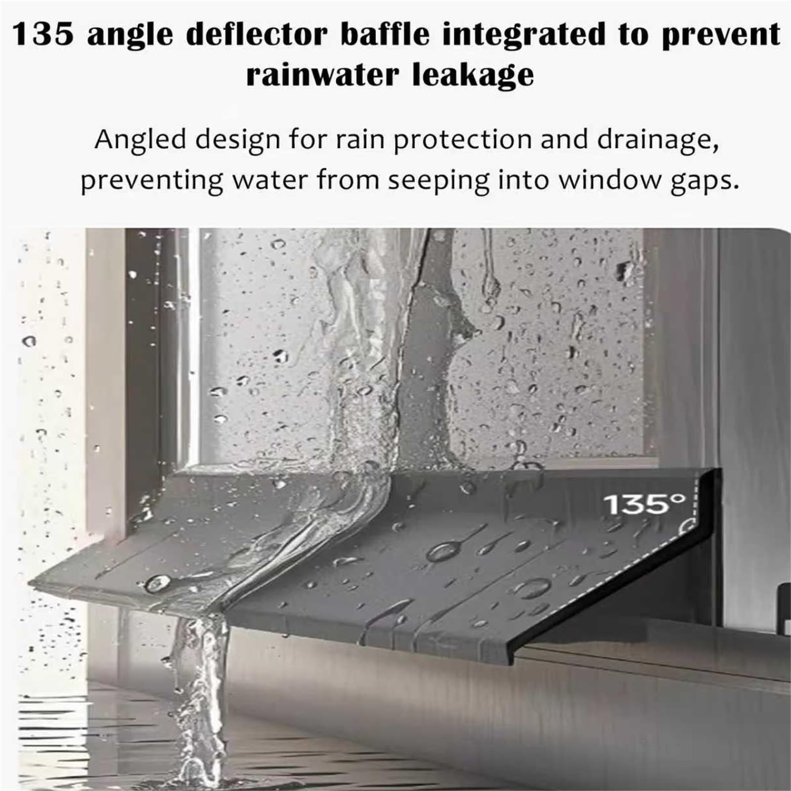 Generico Strisce autoadesive Impermeabili per Porte e finestre – Protezioni antigoccia Resistenti alle intemperie per prevenire perdite e Proteggere da Pioggia, Neve e spifferi, LW 30M x 4.5CM