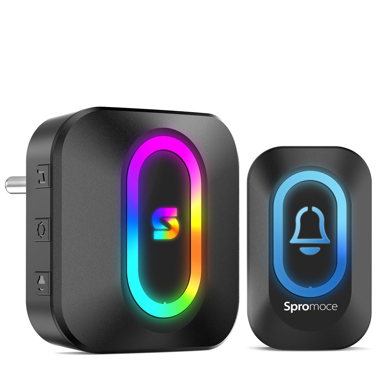 Wireless Doorbell for Home, 1000FT Long Range Door Bell without Wire for Office, IP55 Waterproof Cordless Remote Calling Bell with 6 Vibrant Light Modes, 38 Ringtone-image-31