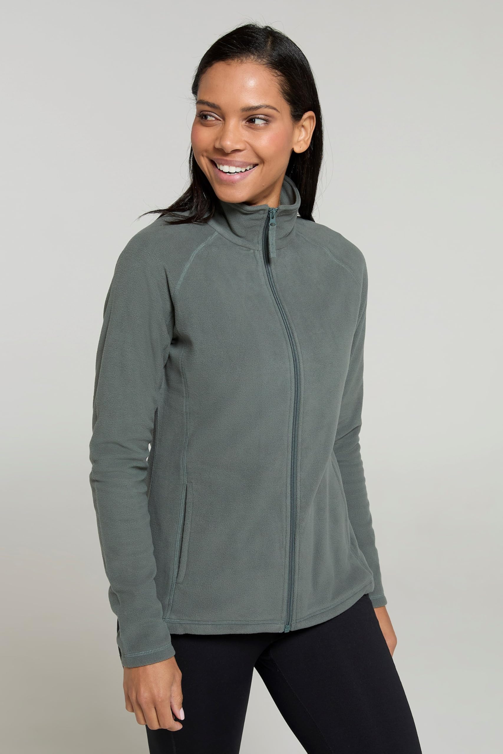 Mountain Warehouse Veste polaire Raso pour femme - Micro-polaire à fermeture éclair intégrale