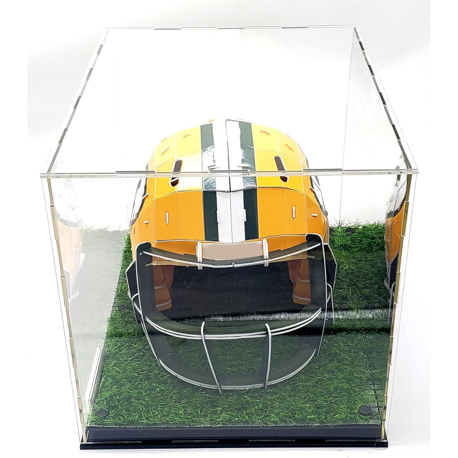 Vitrina Transparente de Acrílico para Cascos de Fútbol Americano Y Béisbol (para).
