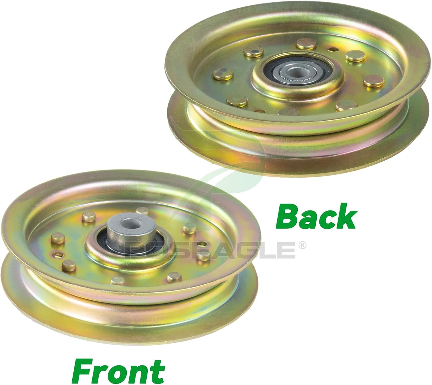 3 Pack 756-04129b Idler Pulley Replaces 956-04129b 753-08171 753-08068a 78-065 for Cub Cadet 42" 50" RZT50 RZT54 LTX1040 LTX1045 LTX1050 LT1045 LT1050 Craftsman LT2000 Troy Bilt 42" Mowers