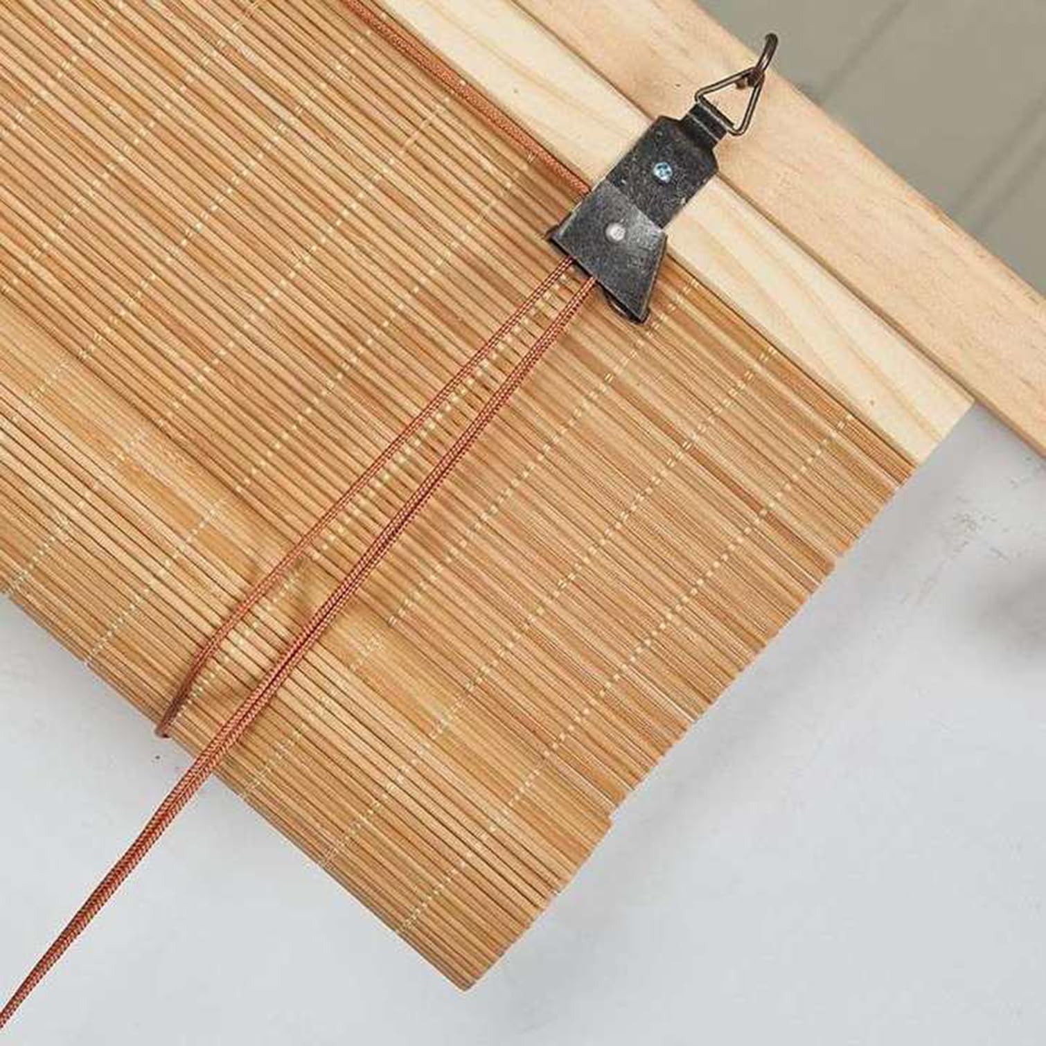 Tenda A Rullo In Bambù 110x150 Cm - Parasole Naturale Per Interni/Esterni, Stile Retrò - Foto 2