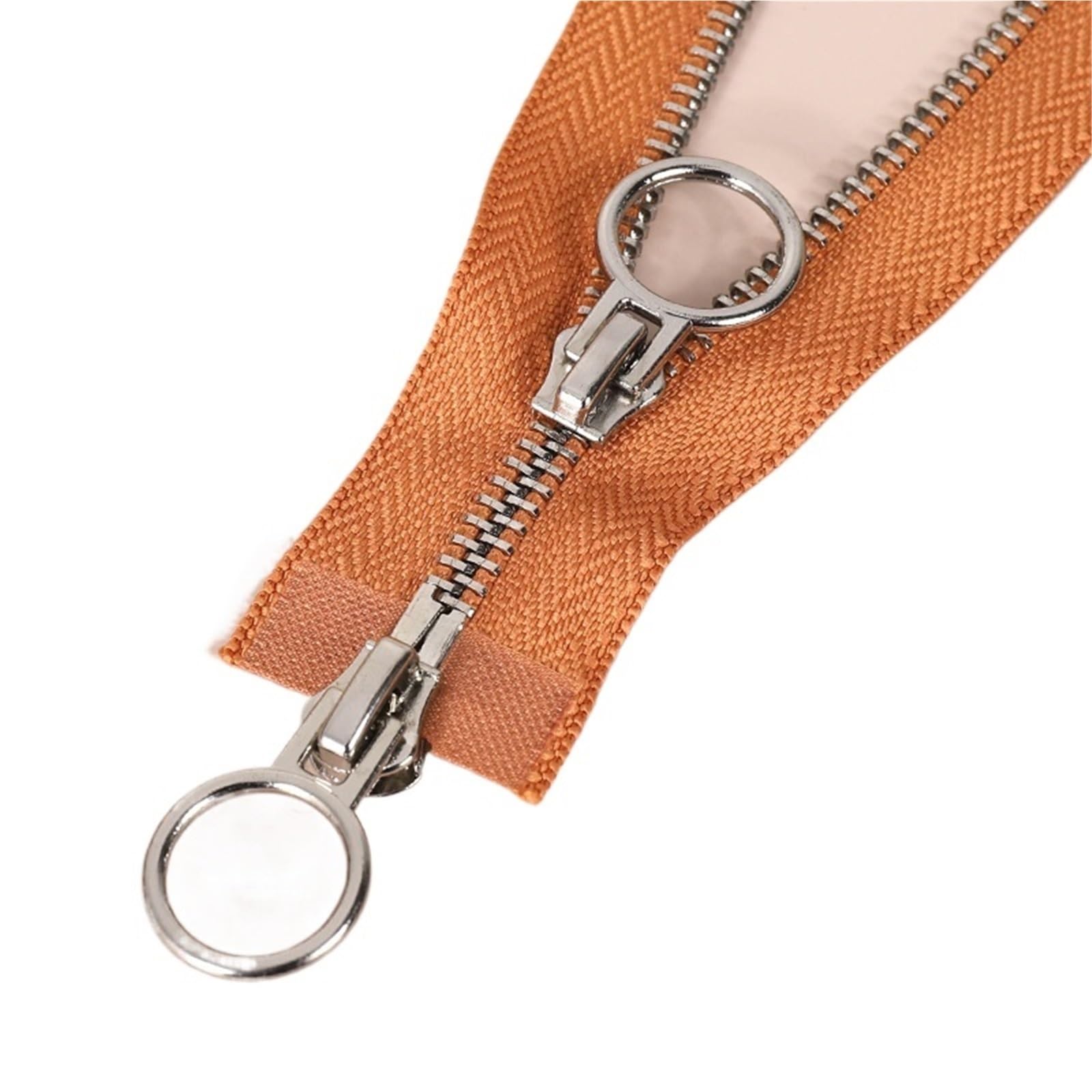 Zippers Sewing, 2-Way Separating Zipper #5 Multicolor 60-150cm(Orange-70cm)