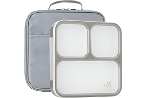 Flat Bento Box: Slim, Leak-Proof Adult Lunch Solution