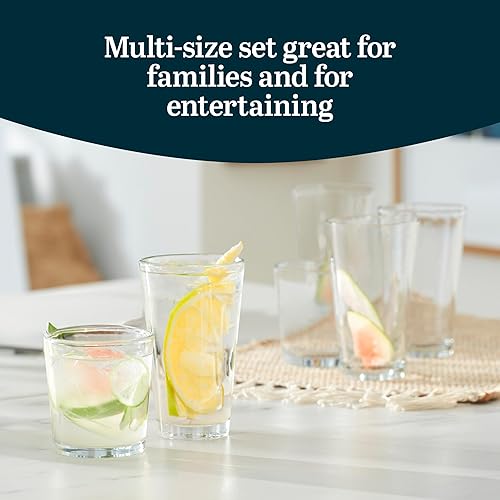 Vista 29 de Libbey Lisbon - Juego de vasos y vasos de 16 piezas Ascent