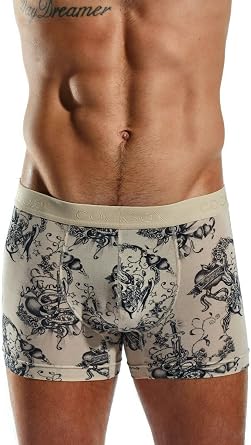 Cocksox Boxer Briefs - Inked Small Tan