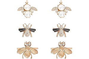 6 Set Bag Decorative Buckle Clip for Shoes, Crafts and Clothes DIY