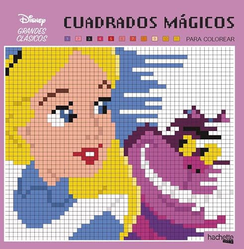 Cuadrados mágicos-Grandes Clásicos Disney (Hachette HEROES - DISNEY - Colorear)