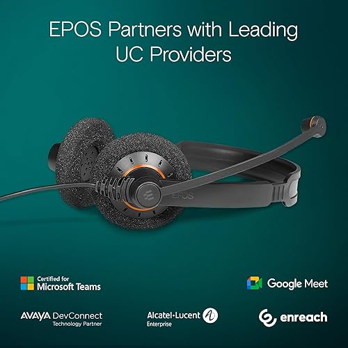 Miniatura 7 de EPOS Sennheiser Consumer Audio SC 60 USB ML (504547) - Auriculares empresariales de doble cara | Para Skype Empresarial | con sonido HD, micrófono