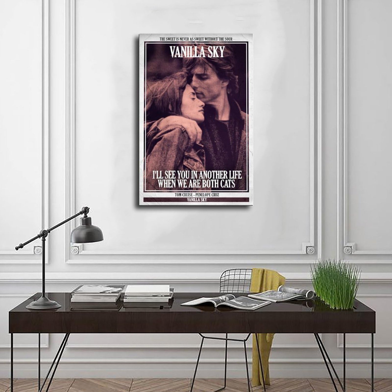 Vanilla Sky Poster Culte Rétro Vintage Sur Toile - Décoration Murale Film Classique 20x30 Cm