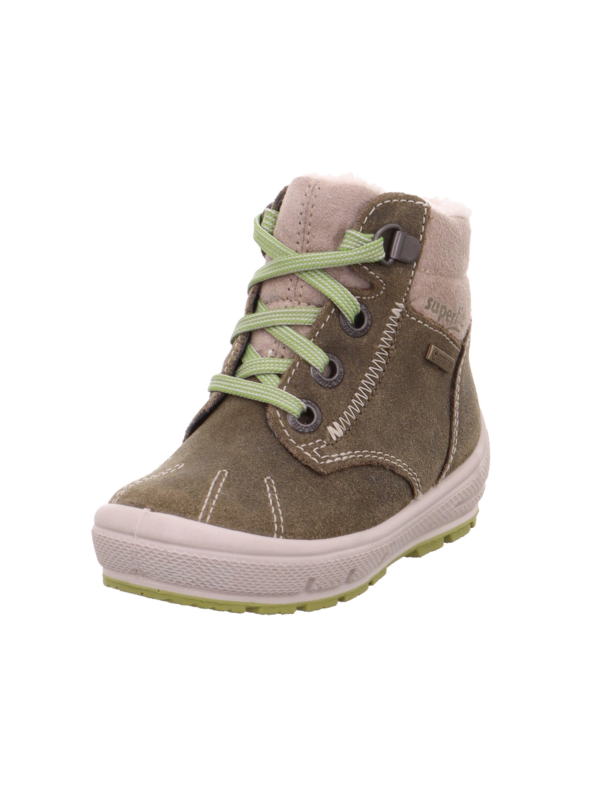 Superfit Boy's Groovy Snow Boot, Green 7010, 5.5 UK Child