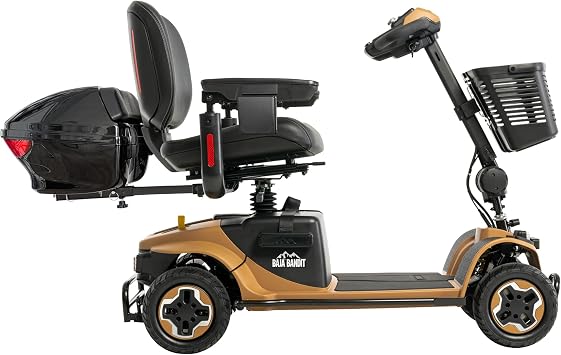 Baja Bandit 4-Wheel Electric Mobility Scooter for Adults, 20 AH Lithium Battery, 400 lbs. Weight Capacity, Includes Accessories &