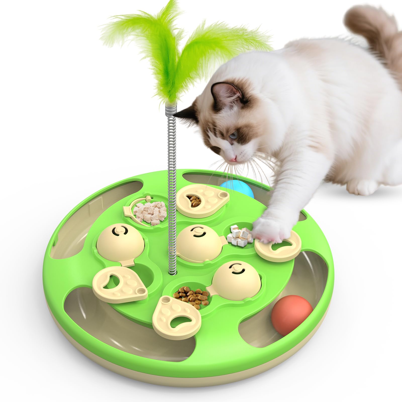 CGBD 3 in 1 cat puzzle feeder