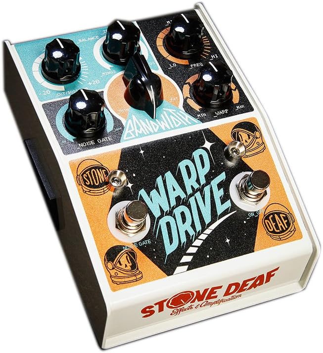 Stone Deaf FX Warp Drive Paracentric High Gain Distortion With Noise Gate