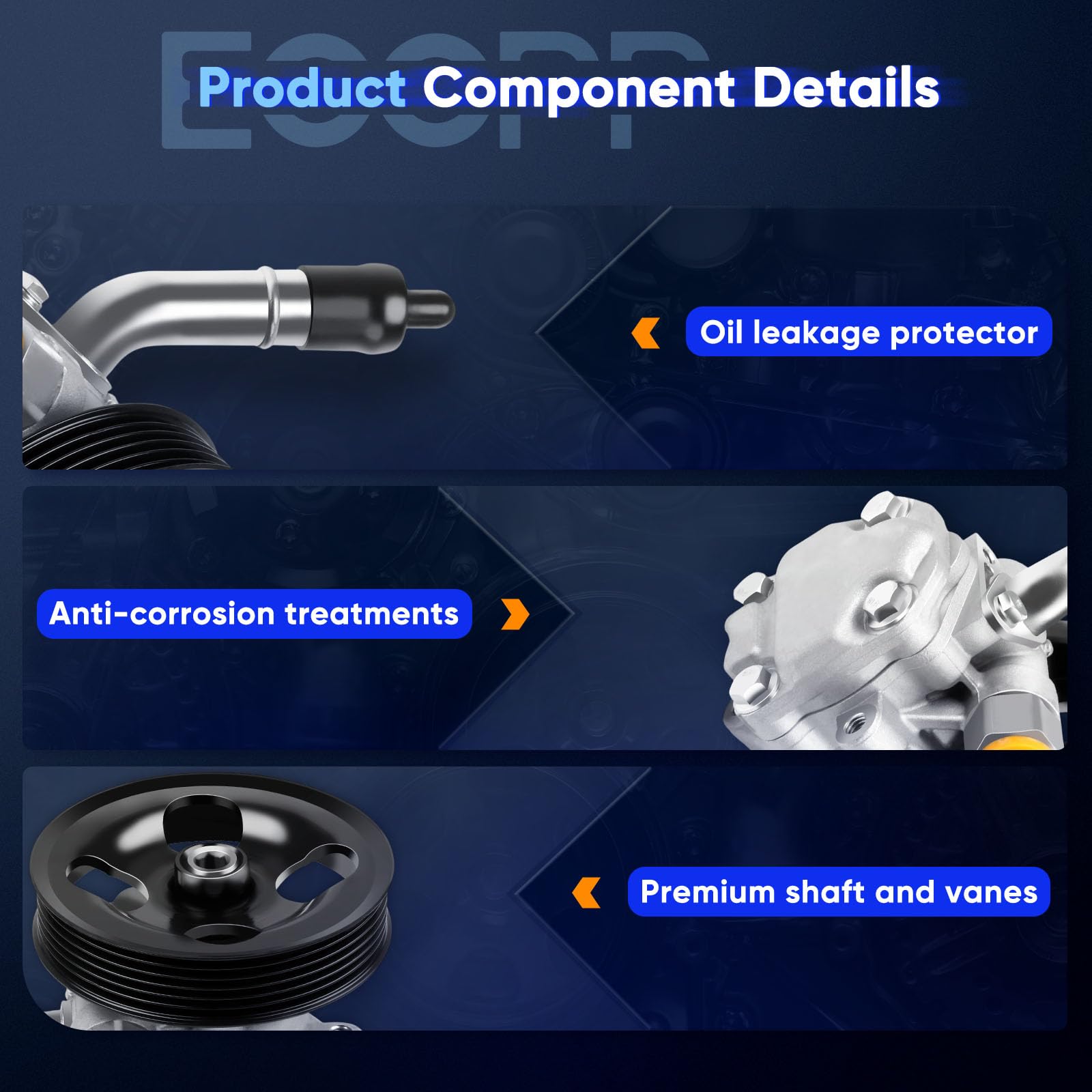 Amazon.com: ECCPP Power Steering Pump fit for Jeep Wrangler 2012