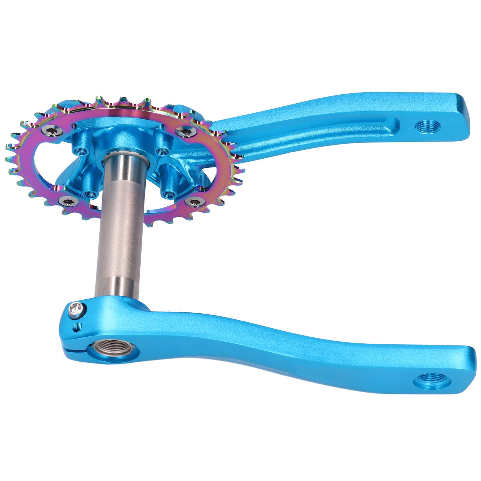 Mechanizm korbowy rowerowy Kuuleyn, ZK-22 Bicyde tarcza koło łańcuchowe korba rowerowa ze stopu aluminium ramiona mechanizmu korbowego 32T tarcza