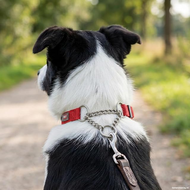 Foto 3 de 3 de Trixie Collar AjustableTrixie, L - XL, 45 - 70 cm/25 mm, Rojo, Perro
