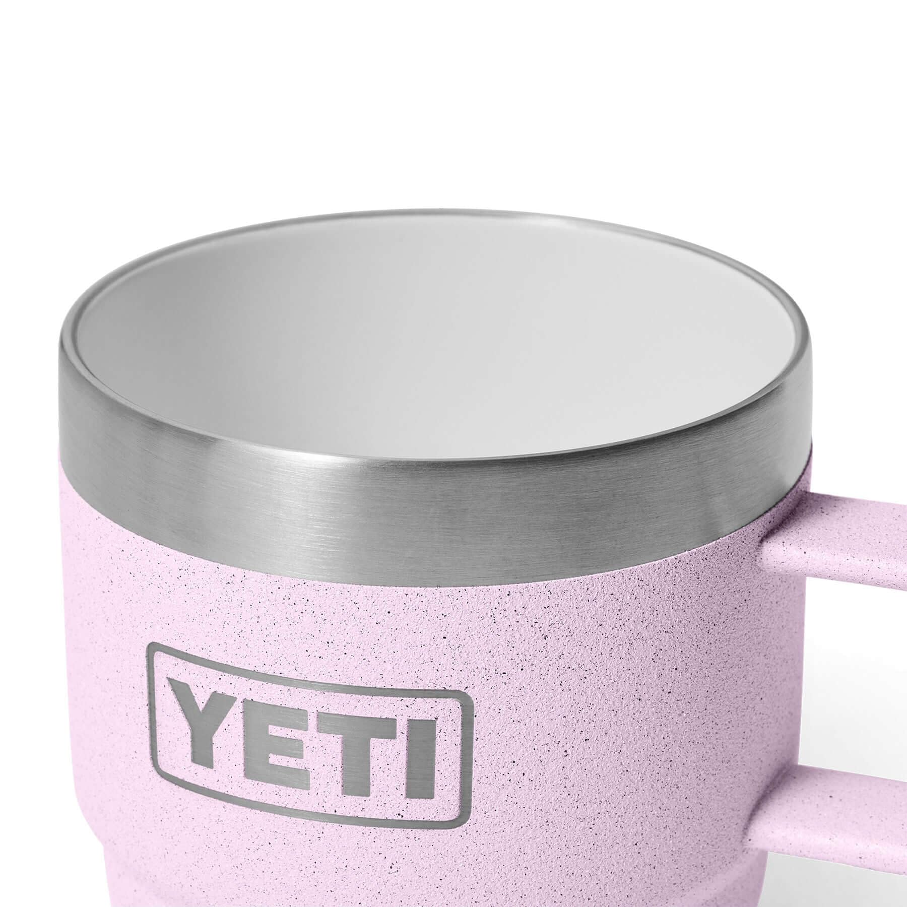 YETI Rambler Lot de 2 tasses empilables avec revêtement en céramique DuraSip, bleu marine, 177 ml