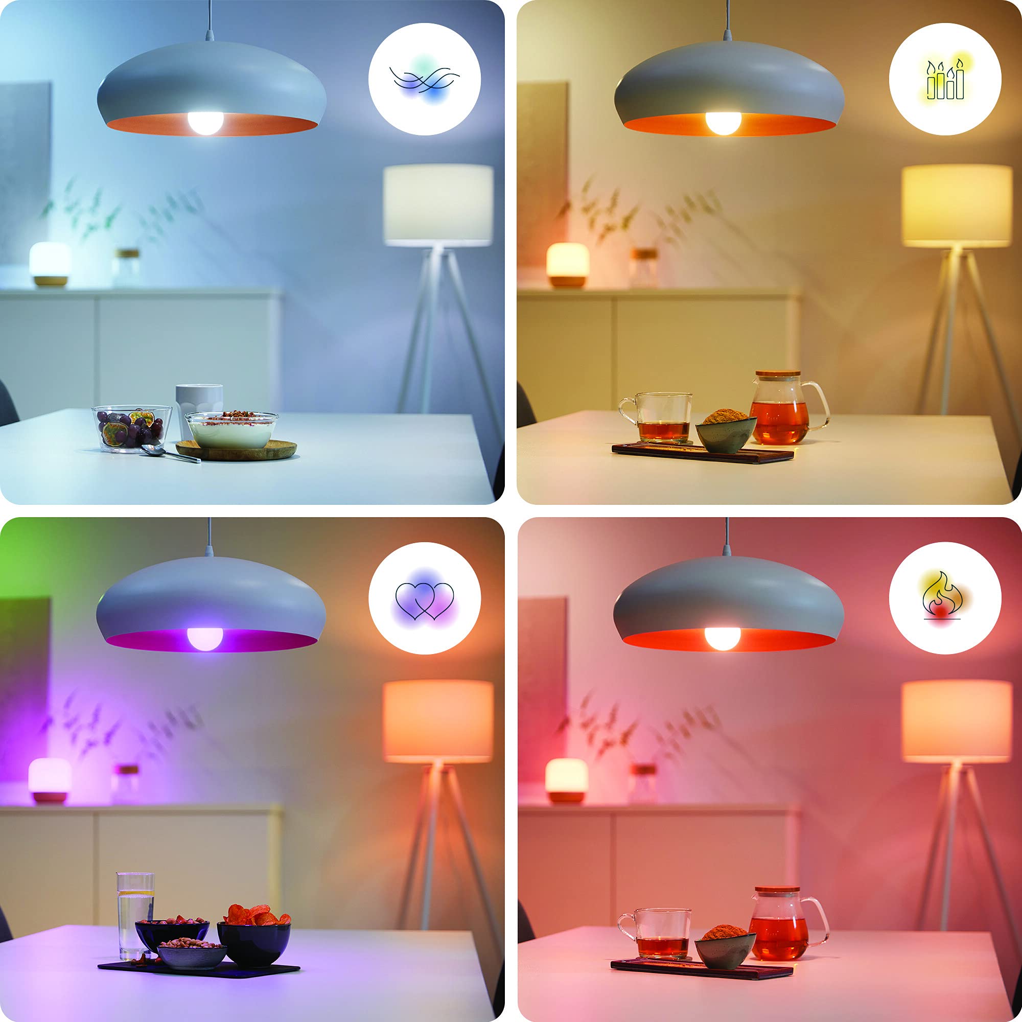 WiZ Inteligentna lampa stołowa Hero, 9W, Wi-Fi, Bluetooth, przenośna, wiele odcieni bieli, szeroka paleta kolorów, sterowanie aplikacją