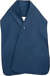 Smilo Lifelong Écharpe de dîner – Bavoir élégant pour adultes avec fermeture magnétique – Bavoir lavable – Protection discrète contre les taches pour un usage quotidien