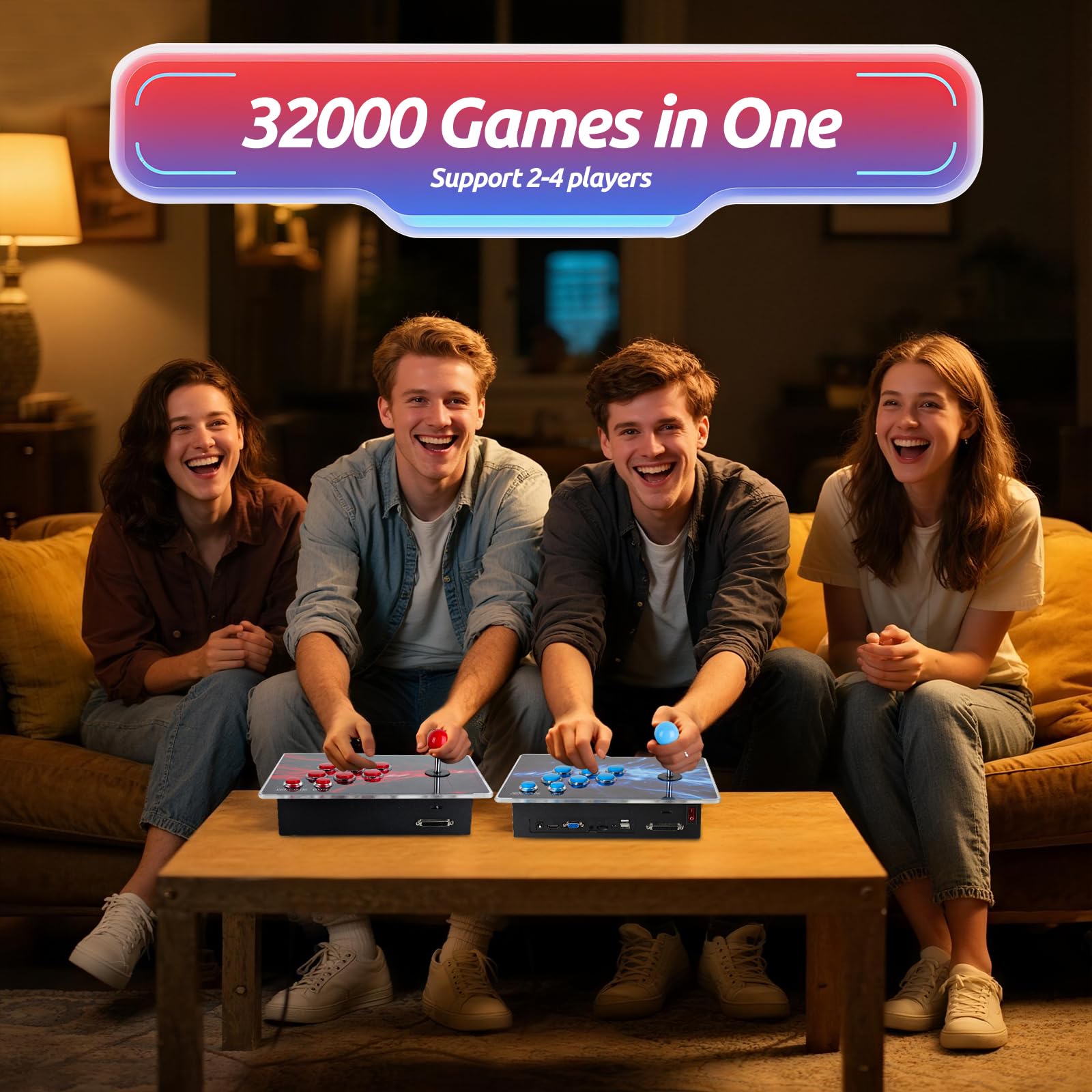 Amazon.com: Pandora's Box Arcade Console with 32000 Games in 1,Two