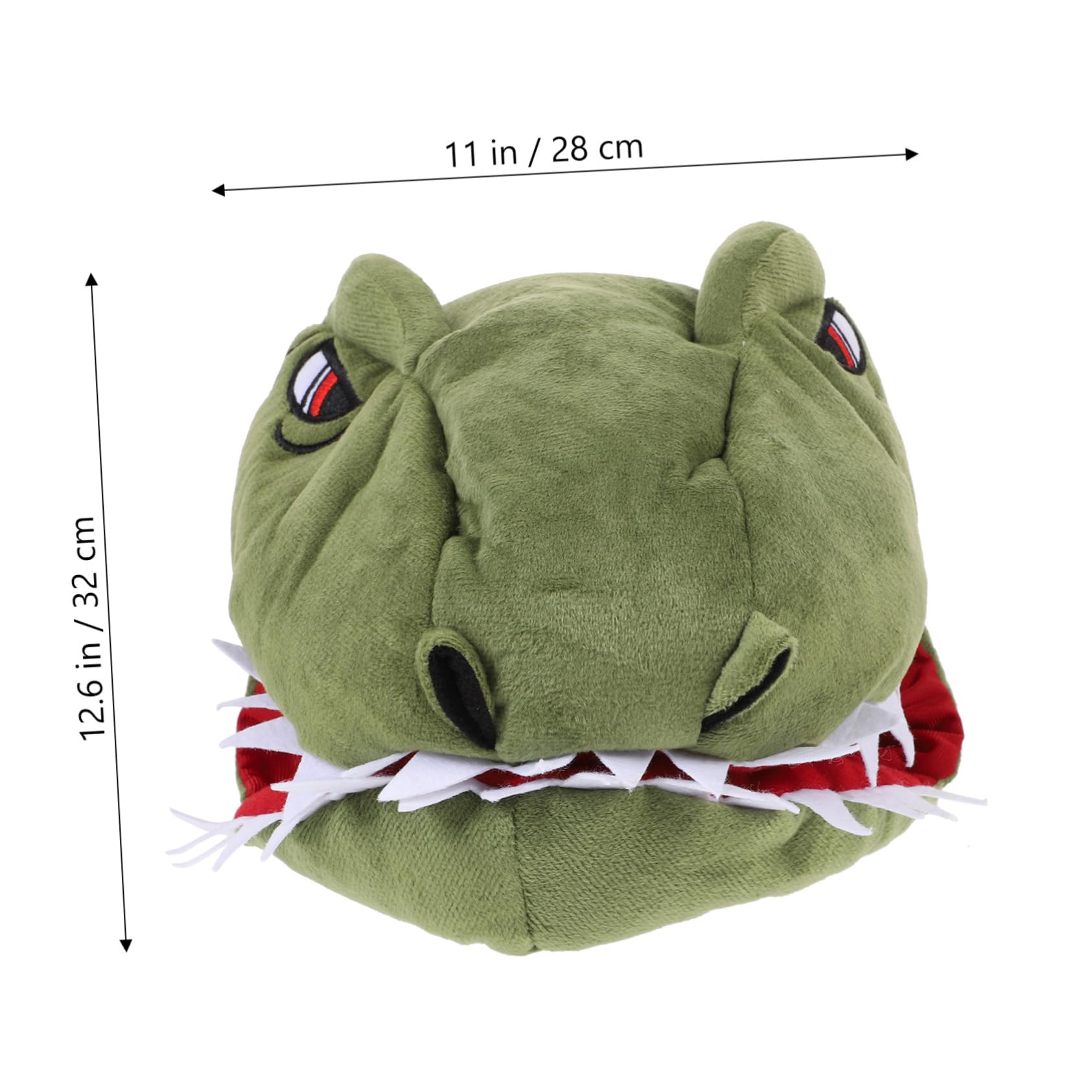Veemoon Dinosaur Head Hat Decorative Photo Prop Festive Headdress Perfect for Masquerade Dance and Tv Props