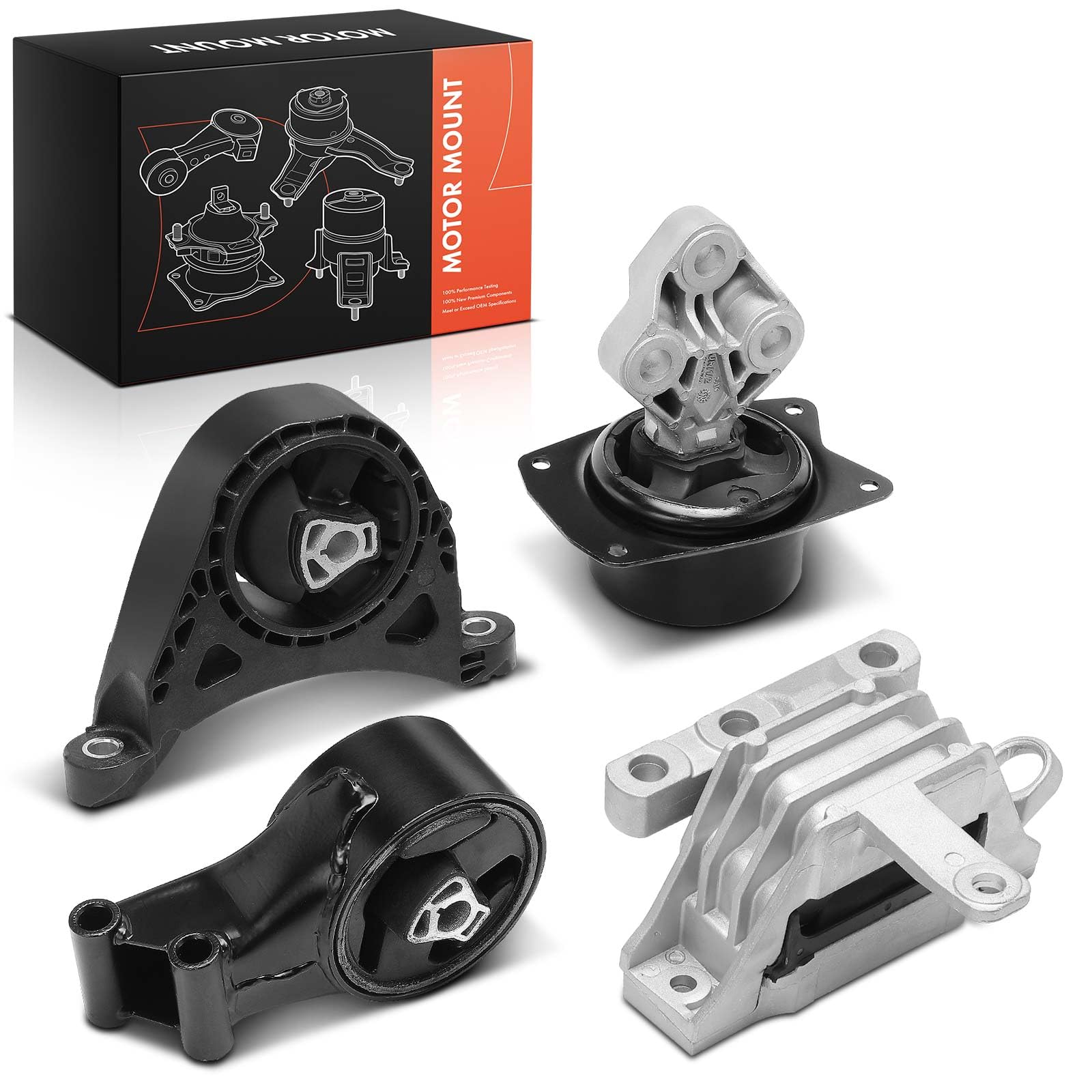 Frankberg 2 soportes de motor + 2 soportes de caja de cambios 13228303 | Compatible con: Insignia A G09, Insignia A Saloon G09, Insignia A Sports Tourer G09
