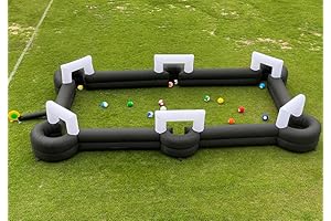 Inflatable Backyard Soccer Water Game Pool Pitch with Blower