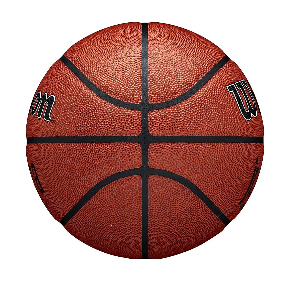 Wilson Pallone da Basket JR NBA AUTHENTIC SERIES, Utilizzo Indoor/Outdoor, Pelle composita