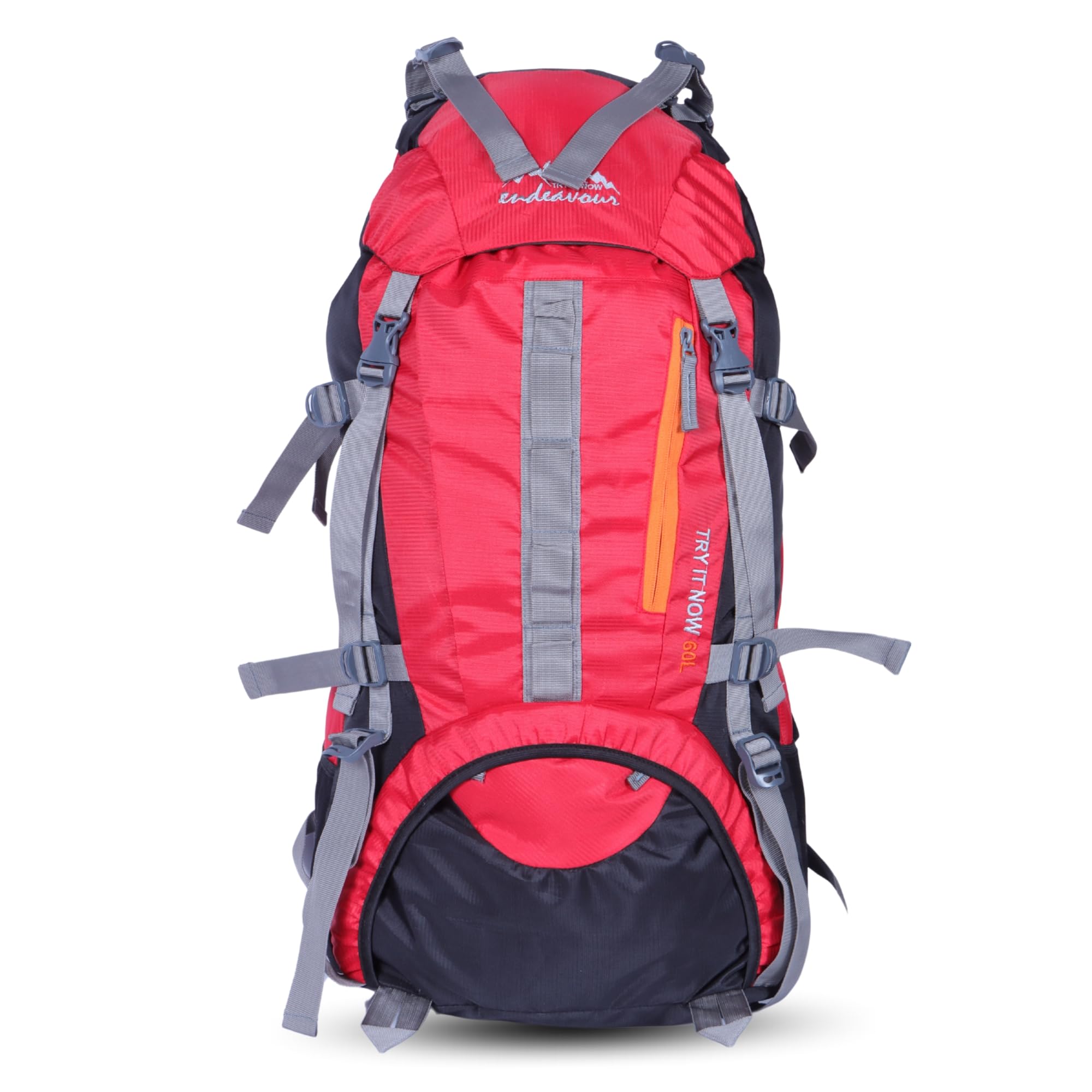 Endeavour Snow 60 Ltr Rucksack for Trekking and Travel | Laptop Sleeve | Water Repellent | Rain Cover | 2 Year Warranty-image-7