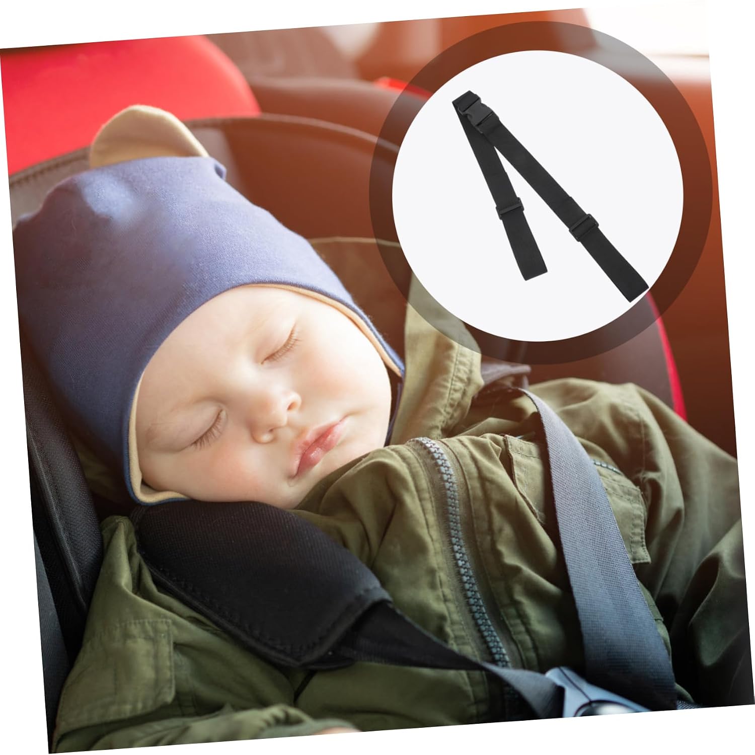 TOYANDONA 3pcs Adjustable Chair Safety Belt Strap High Chair Harness for Travel Dining Portable Seat Strap for Supermarket Restaurant Camping Comfortable Secure