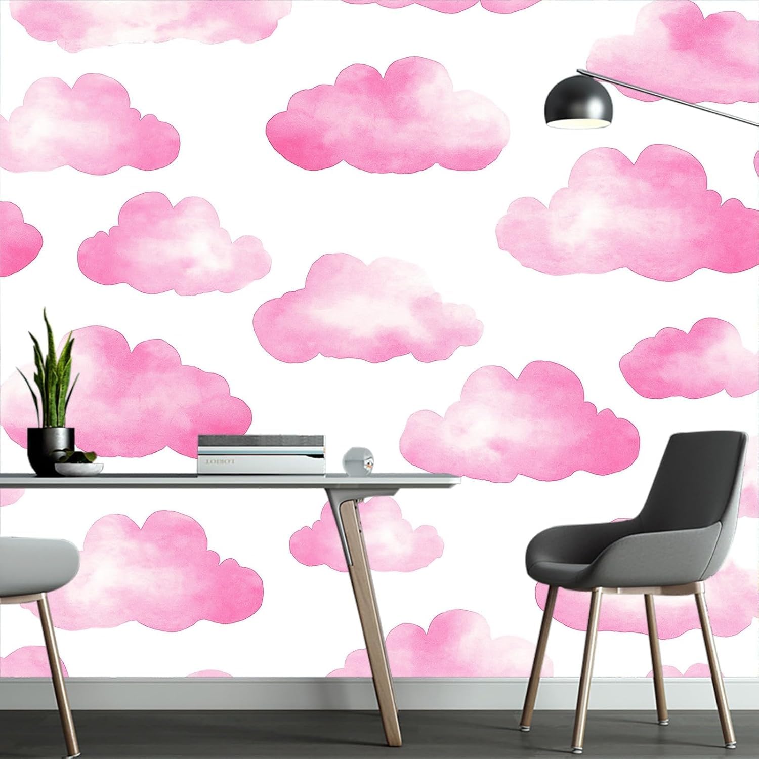 Fototapeta z efektem 3D, chmury, tapeta na fizelinie, różowa, chmury, fotografia, do salonu, sypialni, korytarza, tapeta ścienna, tapeta z motywem, tapeta ścienna, dekoracja ścienna 350 x 250 cm 7678a