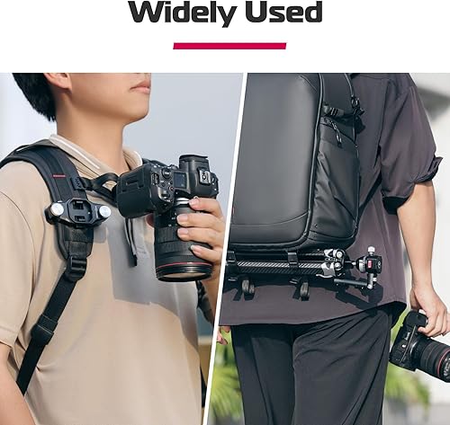 Miniatura 7 de ULANZI Mochila para cámara profesional, resistente al agua, funda antirrobo para fotógrafos, mujeres y hombres, DSLR sin espejo, lente de cámara sin