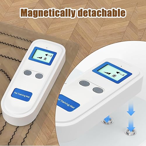 Miniatura 6 de SUNWAYES, Tapete de entrenamiento para mascotas, almohadilla de choque para mascotas, pantalla LED, repelente electrónico para perros y gatos,