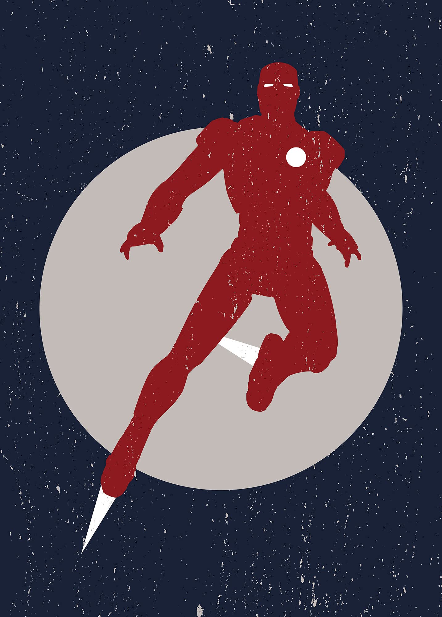 Komar Wandbild Iron Man Fly, 50 × 70 cm