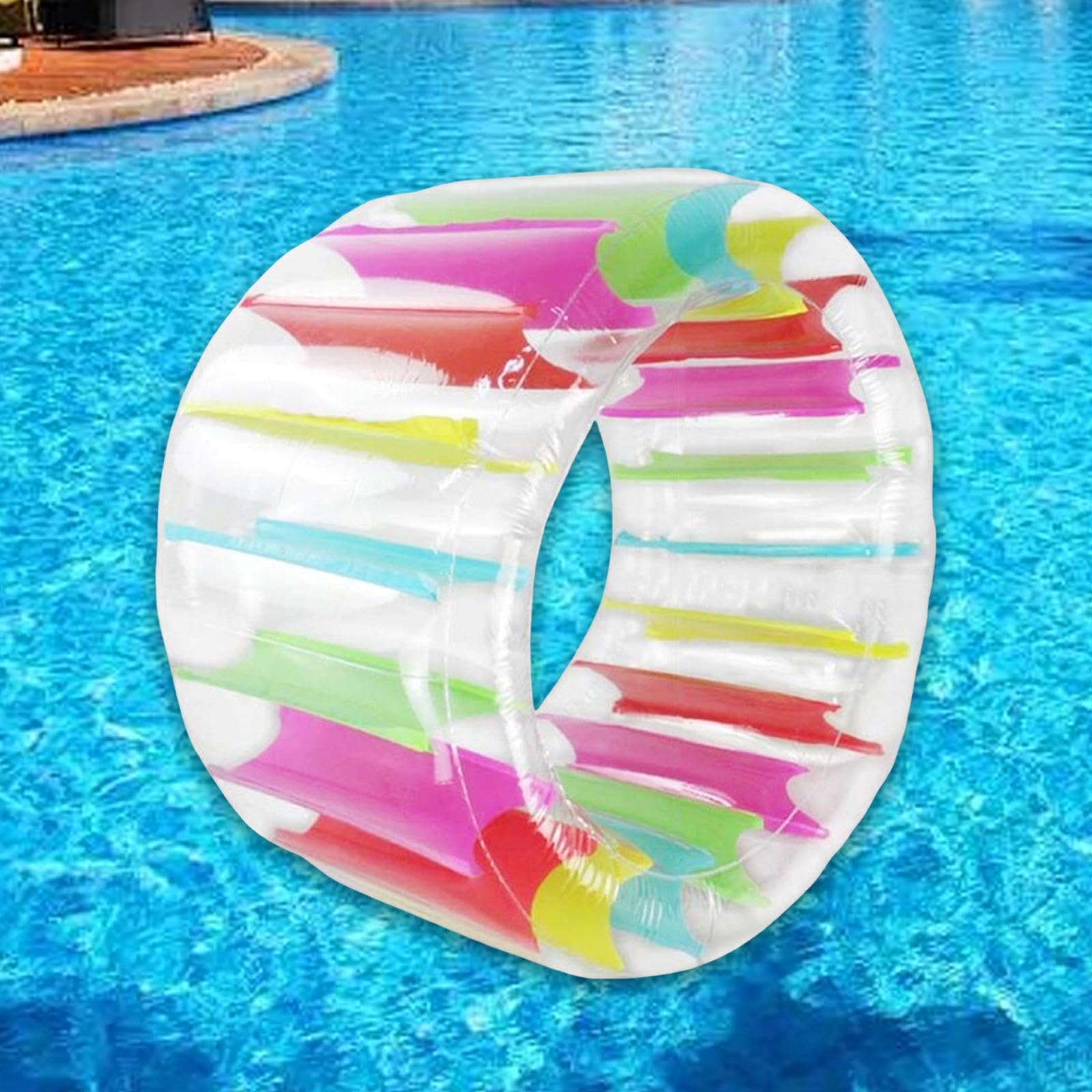 Aufblasbares Rollrad, Buntes Wasserrollspielzeug, 160cm