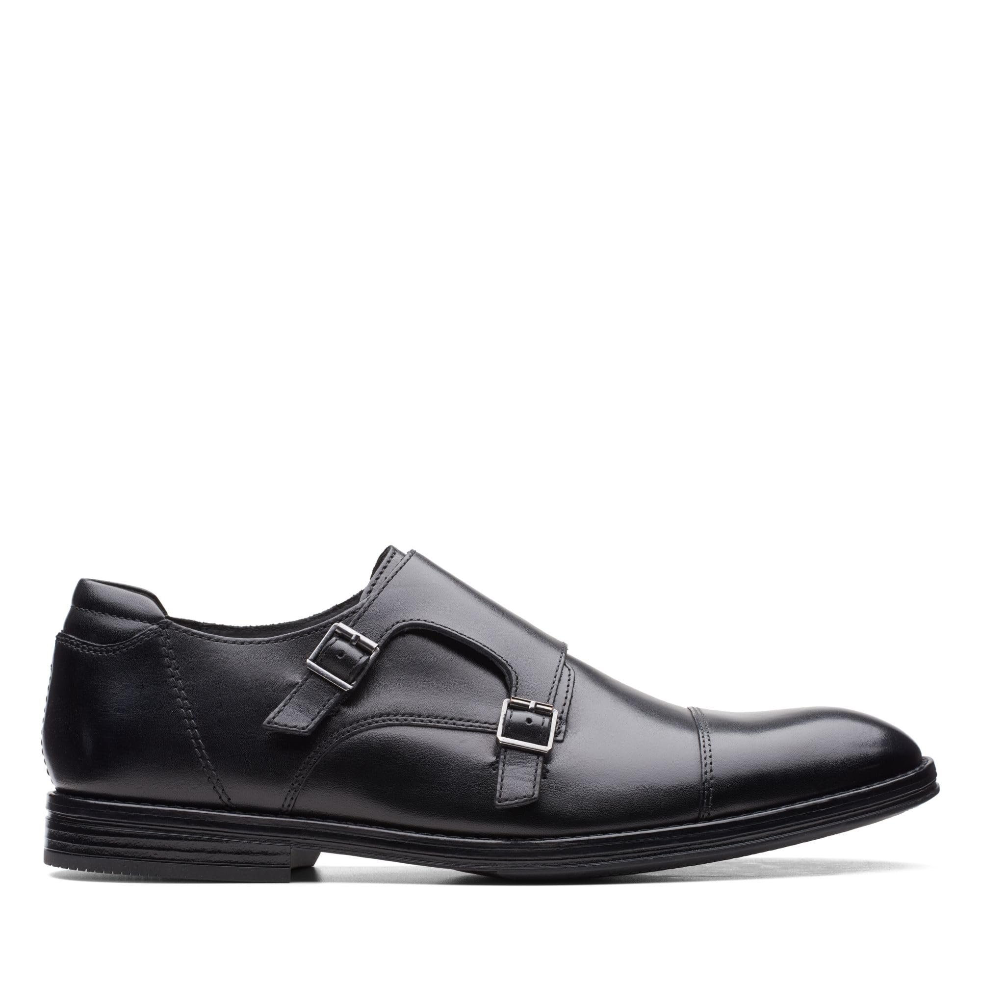 Clarks Mens CitistrideMonk Black Leather Boat Shoe (26160902) UK-11 (B0B39HMVMK) Amazon Price History, Amazon Price Tracker